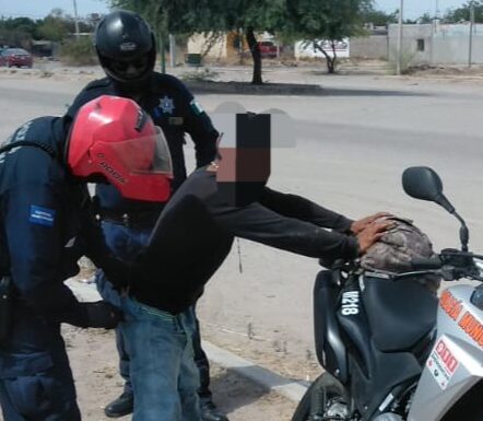 Sorprenden a El Cayó con droga en la colonia Tierra Nueva