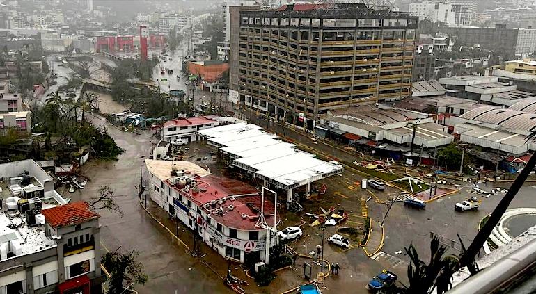 México declara estado de desastre natural en 47 municipios de Guerrero tras el huracán Otis