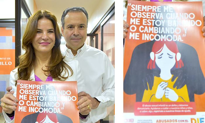 Lanzan campaña “Abusados con el abuso sexual infantil”; Toño Astiazarán y Patricia Ruibal