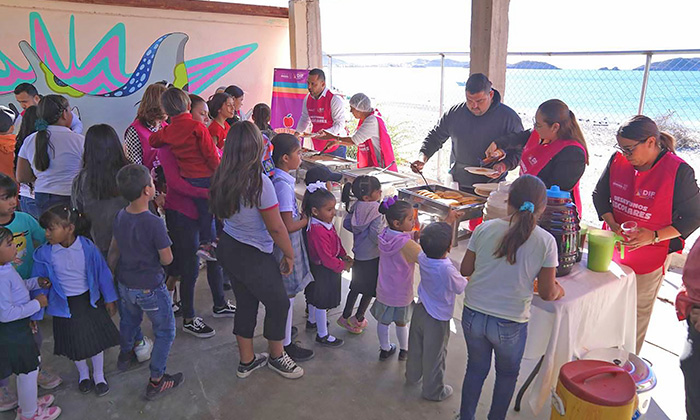 Inauguran comedor en escuela de La Manga en Guaymas