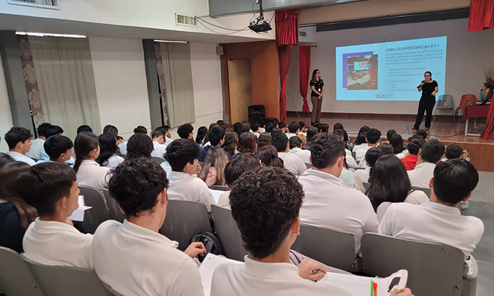 Imparte SSP pláticas de prevención a estudiantes en Ciudad Obregón