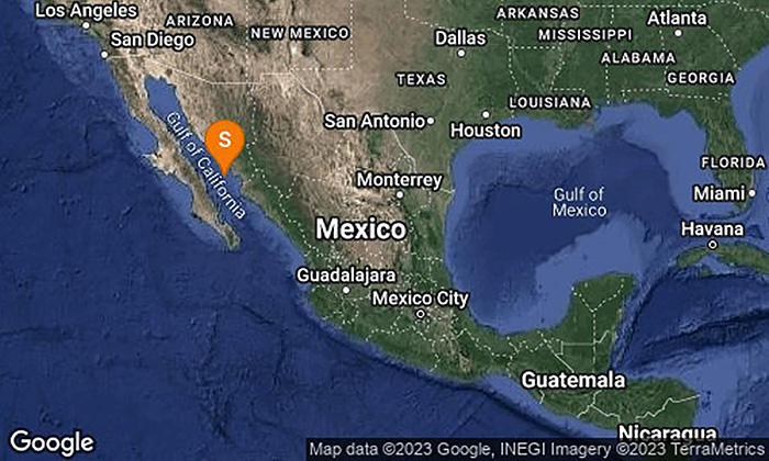 Reportan sismo de 4.6 grados al sur de Sonora en el municipio de Benito Juárez