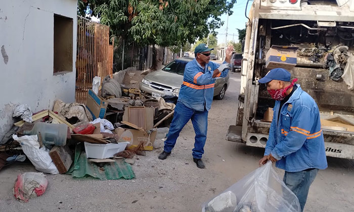 Colectan 42 toneladas de descacharre en la colonia Unión de Ladrilleros