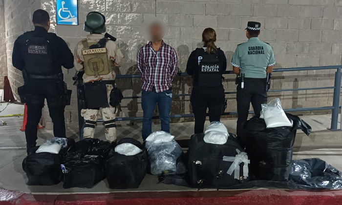 Aseguran 350 kilos de metanfetamina en Altar