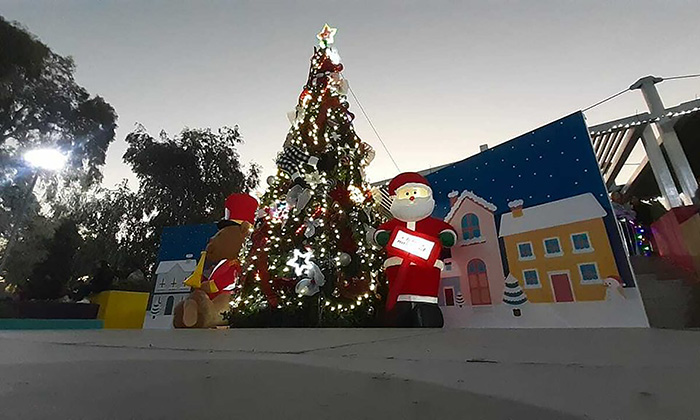 Invita DIF a encendido de árbol de Navidad en el Parque Infantil