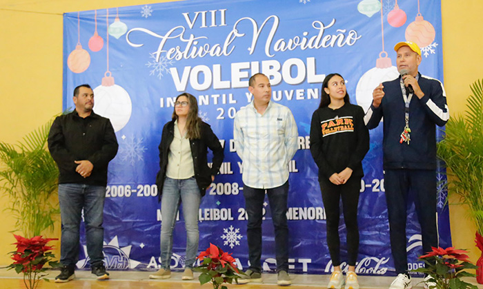 Arranca Festival Navideño de Volibol; es su octava edición