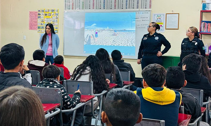 Lleva SSP jornada a secundaria en ciudad Obregón