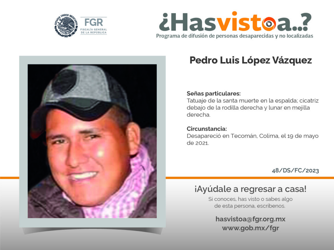 ¿Has visto a:  Pedro Luis López Vázquez?