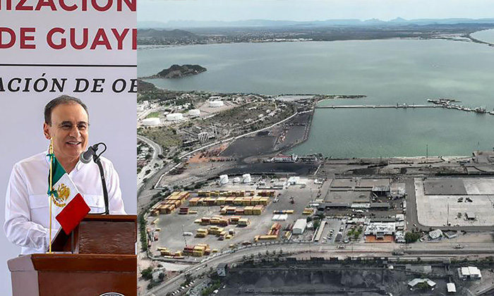 Avanza modernización del puerto de Guaymas