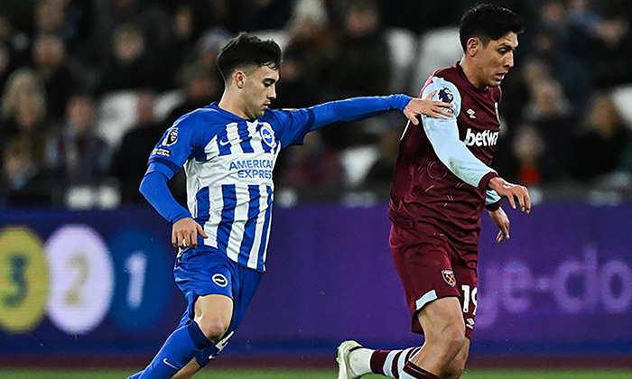 West Ham y Edson Álvarez empatan sin goles ante Brighton en la Premier League