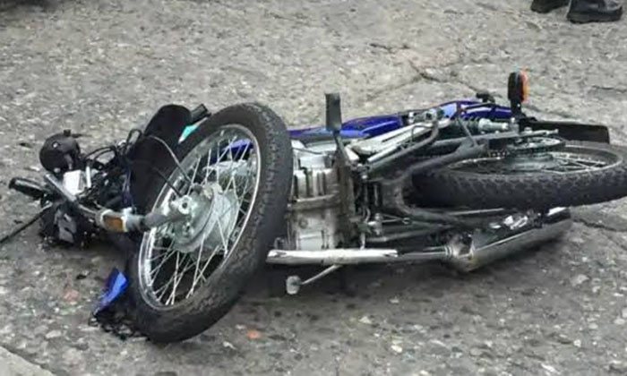 Resulta motociclista lesionado en el sector Las Villas