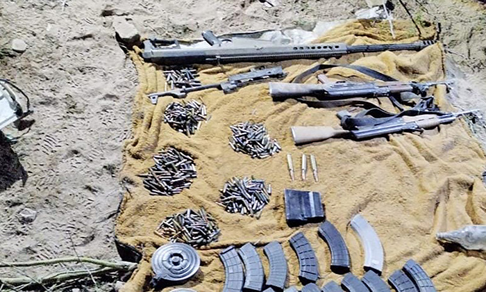 Aseguran armas largas y cartuchos tras enfrentamiento en Pitiquito