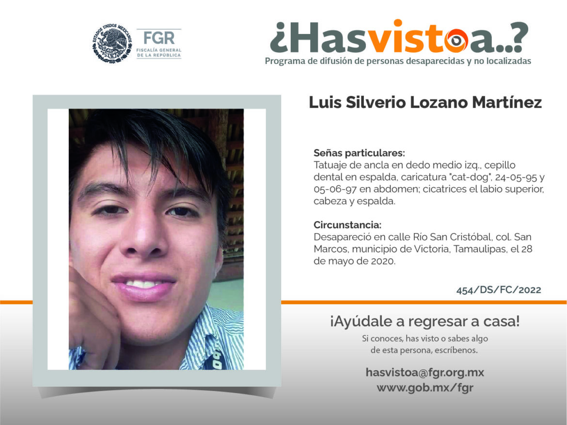 ¿Has visto a:  Luis Silverio Lozano Martínez?