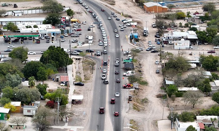 Salen más de 50 mil autos por viajar a la zona del Río Sonora