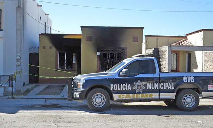 Asesinan y queman a dos hombres en Ciudad Obregón