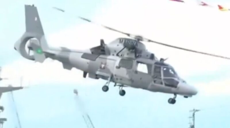 Helicóptero Panther se Accidenta en Plataforma de Vuelo del Buque ‘JUÁREZ’ de la Secretaría de Marina-Armada de México