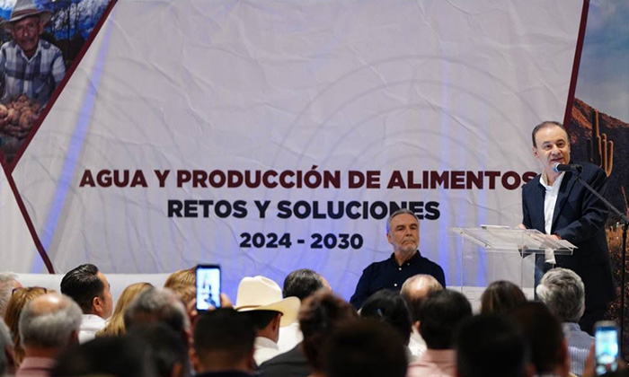 Expone gobernador Alfonso Durazo estrategia en materia hídrica