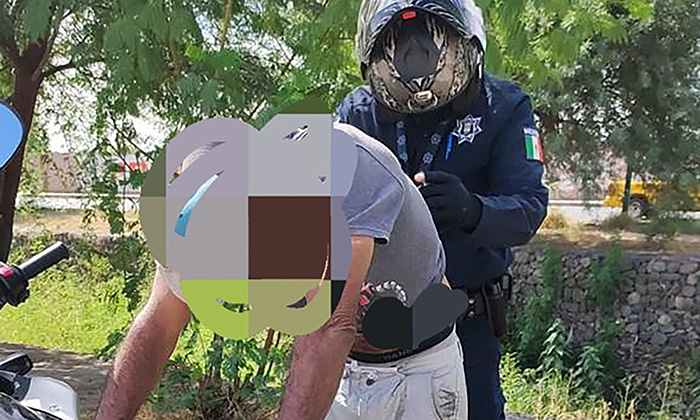 Sorprenden “in fraganti” a ladrón en el fraccionamiento Sacramento