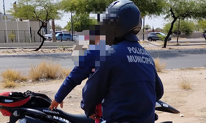 Capturan a motociclista con droga crystal en la colonia Bicentenario
