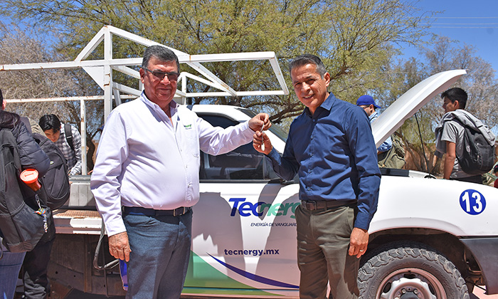 Donan vehículo modificado eléctrico a la UTH; La empresa Tecnergy