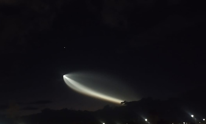 Cruza cielo sonorense el cohete Falcon 9; Fue lanzado en California