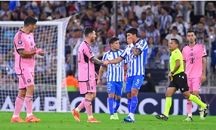 Rayados elimina al Inter de Messi de la Concacaf; Se impone 3-1