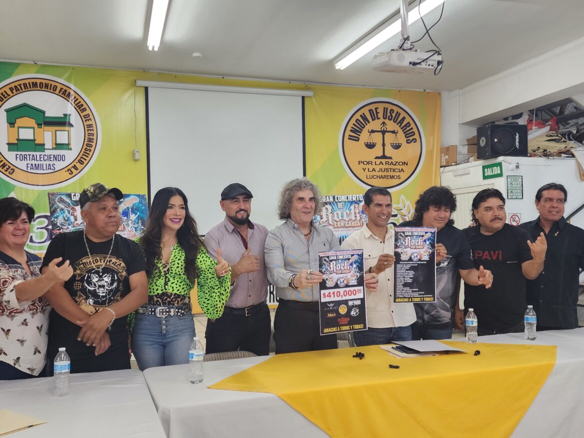 Todo un éxito concierto de Rock con Causa a beneficio de obras sociales