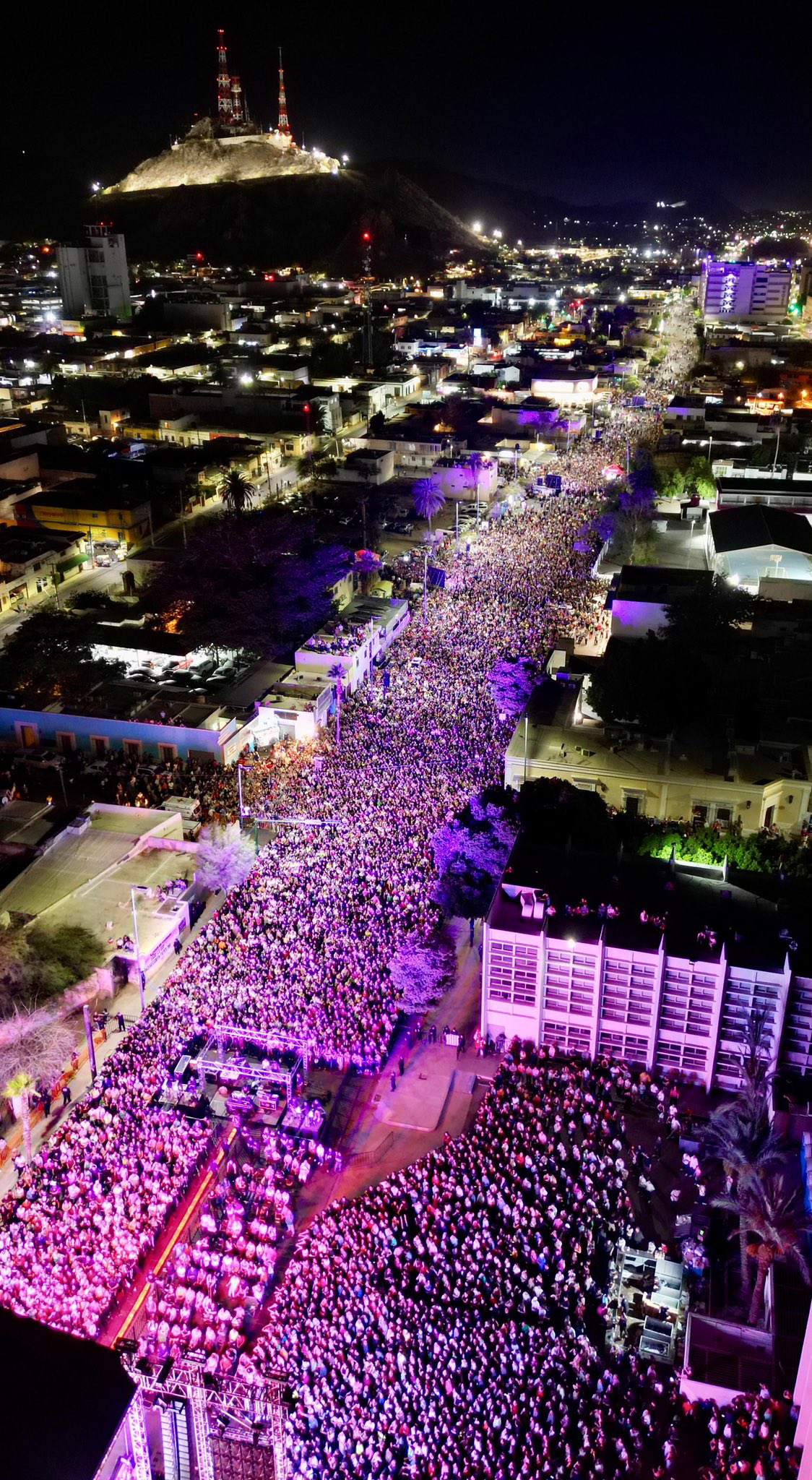 Mas de 100 mil personas asistieron al cierre de las Fiestas del Pitic 2024