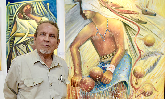 Rinden homenaje al artista plástico Gustavo Ozuna en la Ruta del Arte de las Fiestas del Pitic