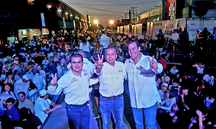 Denuncia Beltrones amenazas contra candidato durante cierre de campaña en Ciudad Obregón