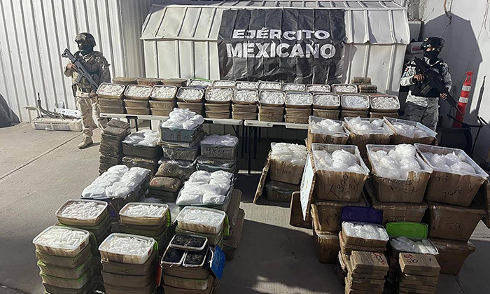 Dan fuerte golpe al narcotráfico en San Luis Río Colorado