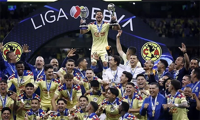 América es bicampeón de la Liga MX con polémico gol