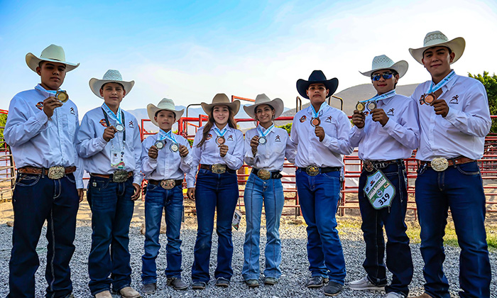 Logra Sonora ocho medallas en el Rodeo en los Nacionales Conade