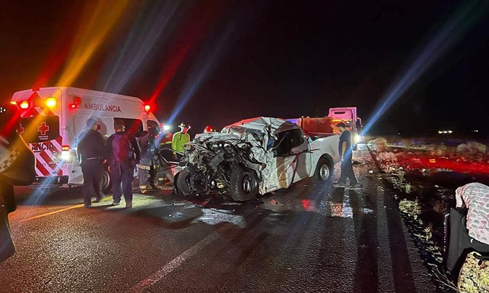 Deja “camionazo” tres muertos en la carretera San Luis Río Colorado-Sonoyta