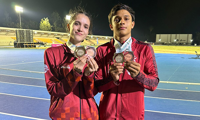 Acopia Sonora otras seis medallas en Atletismo en los Nacionales Conade