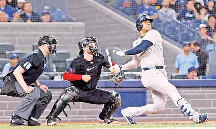 Yankees dejan mala racha tras vapulear a Toronto; Soto llega a 20 HR