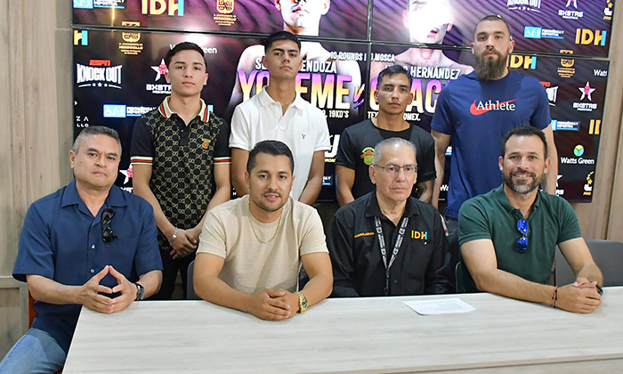 Invitan IDH y promotores a velada boxística en el gimnasio Sergio Maldonado Cota