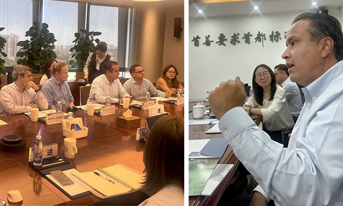 Visita Toño Astiazarán empresas líderes en China