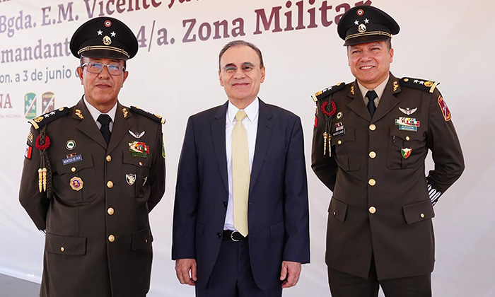Tiene Cuarta Zona Militar nuevo comandante; Asume cargo Vicente Javier Mandujano