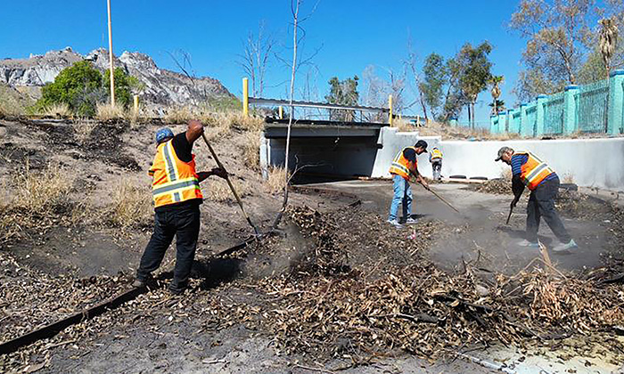 Incorporan a reos a limpieza de La Sauceda como parte del programa Reintegra