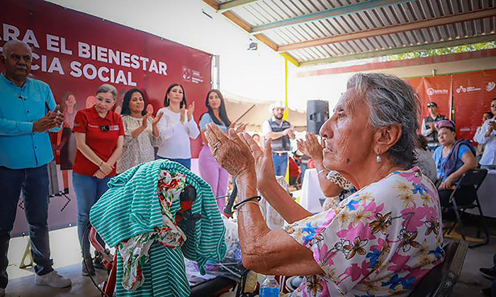 Llevan jornada para el bienestar a Empalme; Dependencias estatales