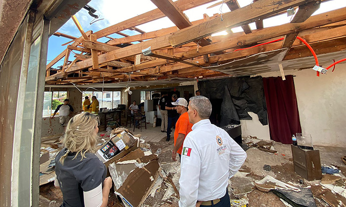 Recuentan daños por tormenta en Nogales; Autoridades de Protección Civil