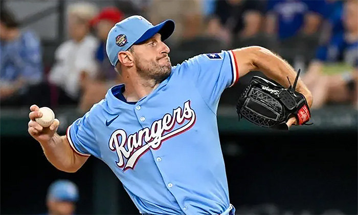 Tiene Max Scherzer gran regreso con Rangers tras cirugía