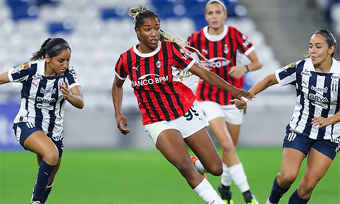 Tigres femenil cae ante AC Milán por goliza de 4-0