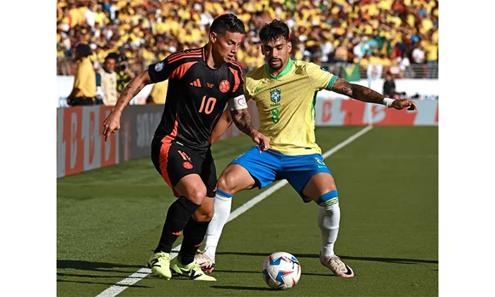 Colombia y Brasil empatan a un gol en la Copa América