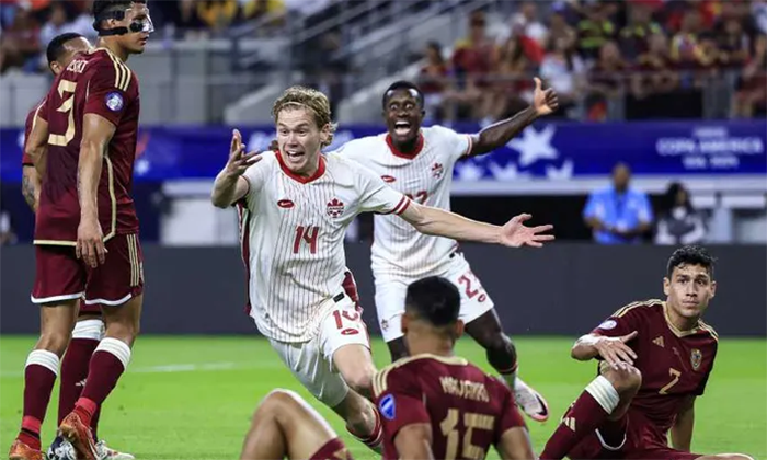 Canadá vence a Venezuela y va a semifinales en la Copa América