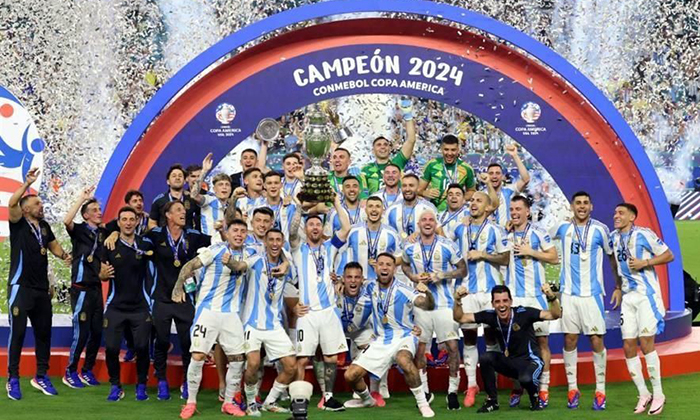 Argentina es bicampeón en la Copa América