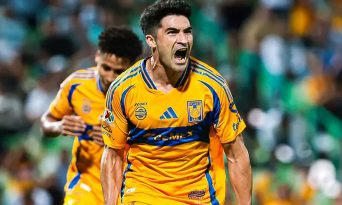 Tigres propina goleada a domicilio a Santos; líder provisional