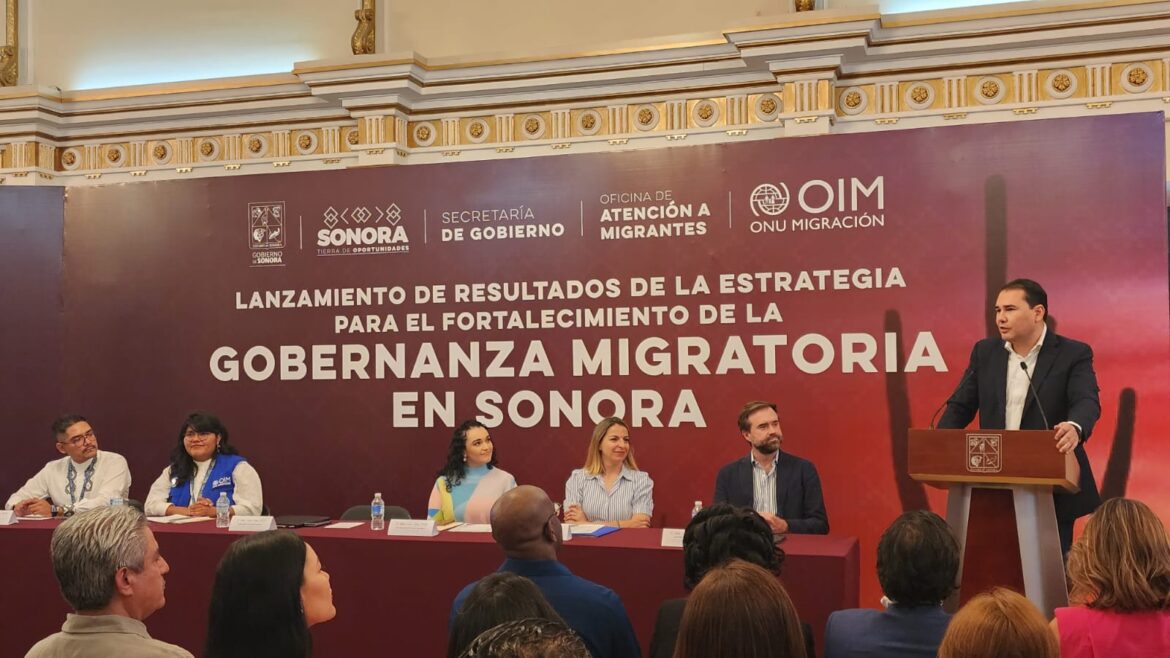 Presentan resultados de estrategia para el fortalecimiento de la Gobernanza Migratoria en Sonora