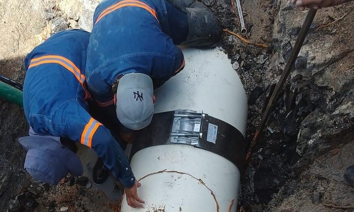 Quedan sin agua 92 colonias por ruptura de tubo en el norte de Hermosillo